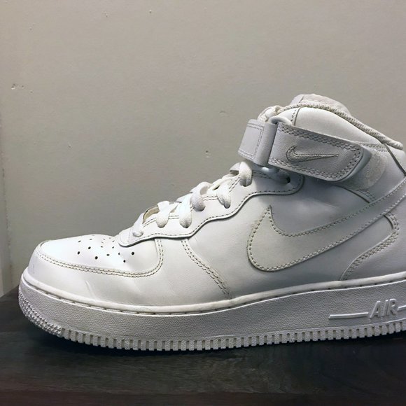 Nike Air Force 1 Mid 07 Size 9 White - Picture 3 of 4